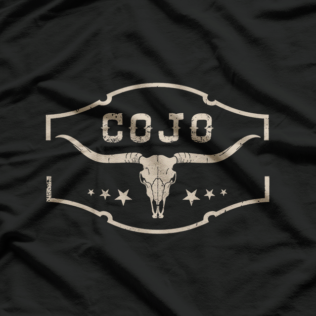 Retro Cojo Bull-Skull - Vintage Cowhide Pride T-Shirt