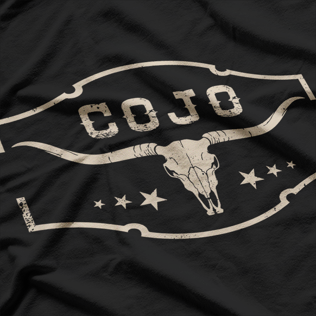 Retro Cojo Bull-Skull - Vintage Cowhide Pride T-Shirt