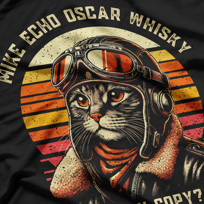 Cat Pilot - Adorably Ready for Takeoff T-Shirt