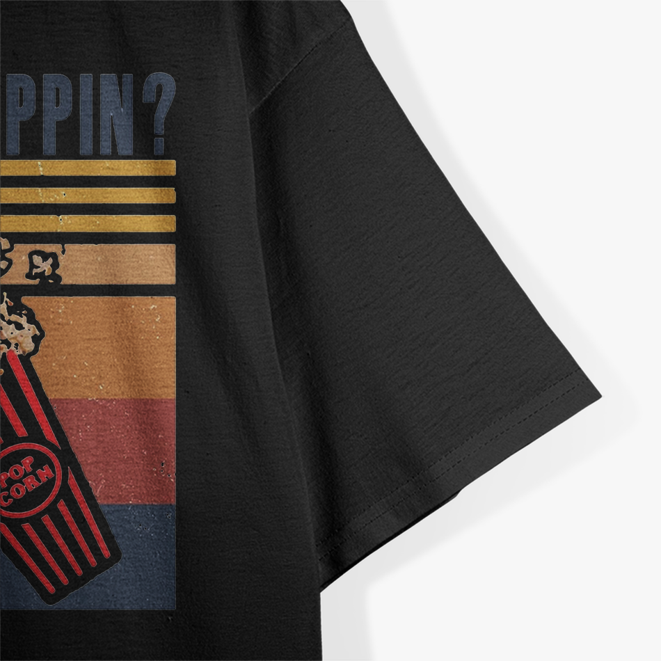 Retro Popcorn Lover Funny Vintage T-Shirt