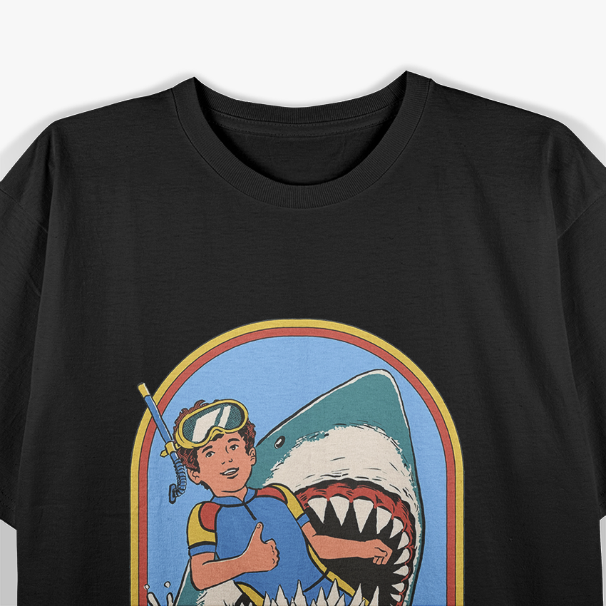 Positive Shark Stay Positive Uplifting T-Shirt