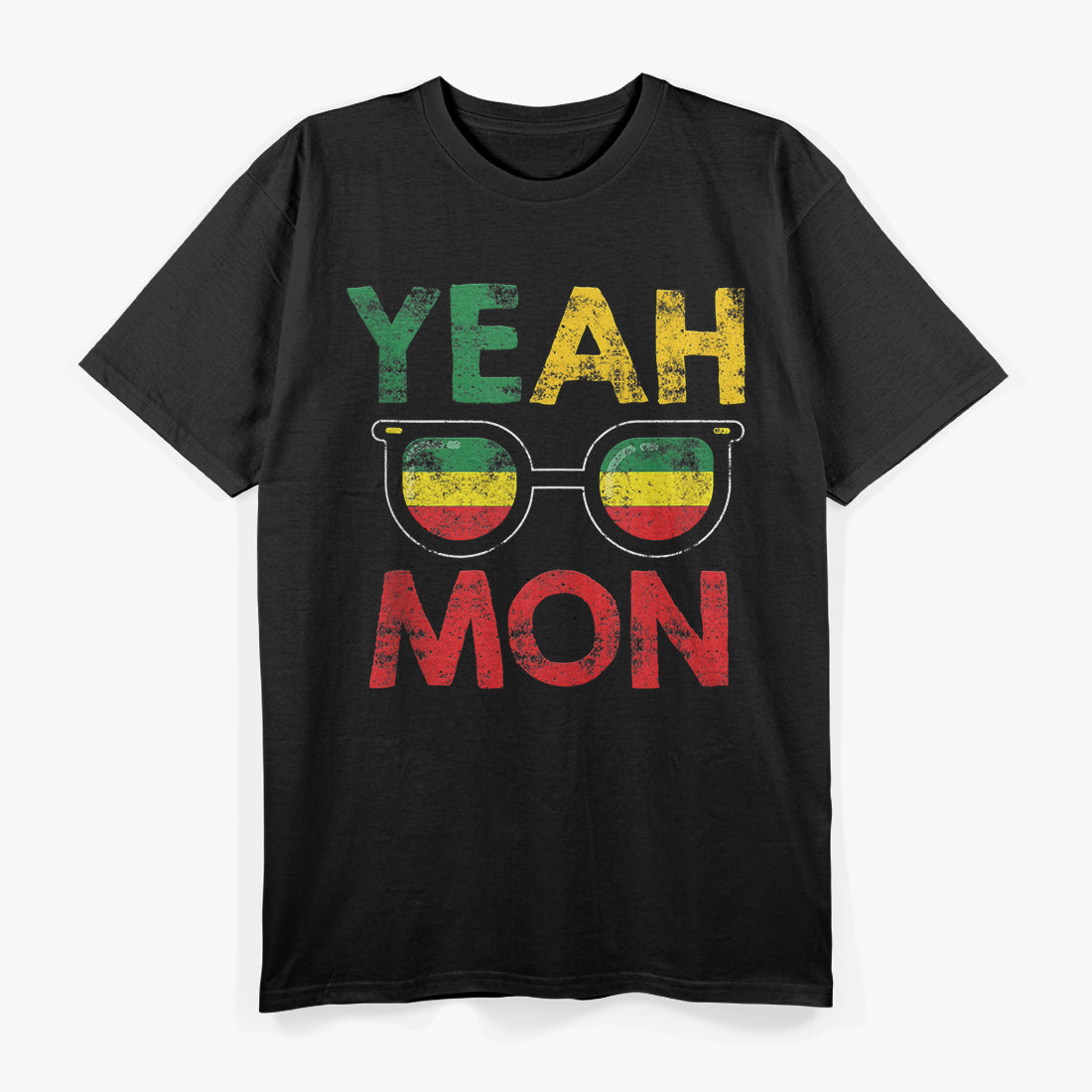 Yeah Mon - Jamaican Vacation Vibes & Reggae Rhythm T-Shirt