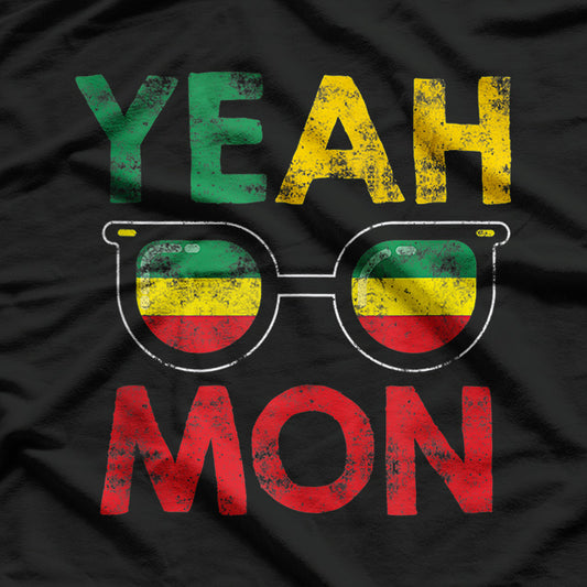 Yeah Mon - Jamaican Vacation Vibes & Reggae Rhythm T-Shirt