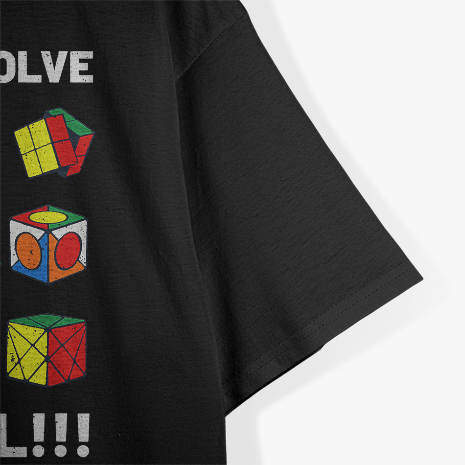 Competitive Puzzle Cube, Gotta Solve 'Em All - Speed Cubing T-Shirt