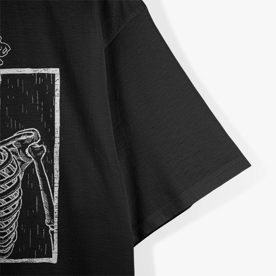 Vintage Skeleton - Distressed Skull Design T-Shirt