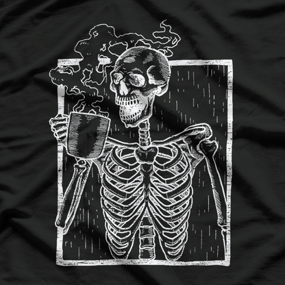 Vintage Skeleton - Distressed Skull Design T-Shirt