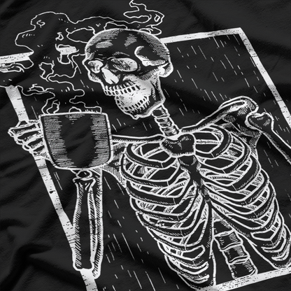 Vintage Skeleton - Distressed Skull Design T-Shirt