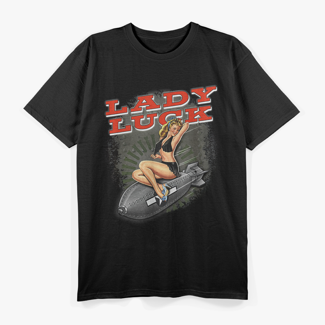 Super Nice Aviation-Themed Nose Art T-Shirt