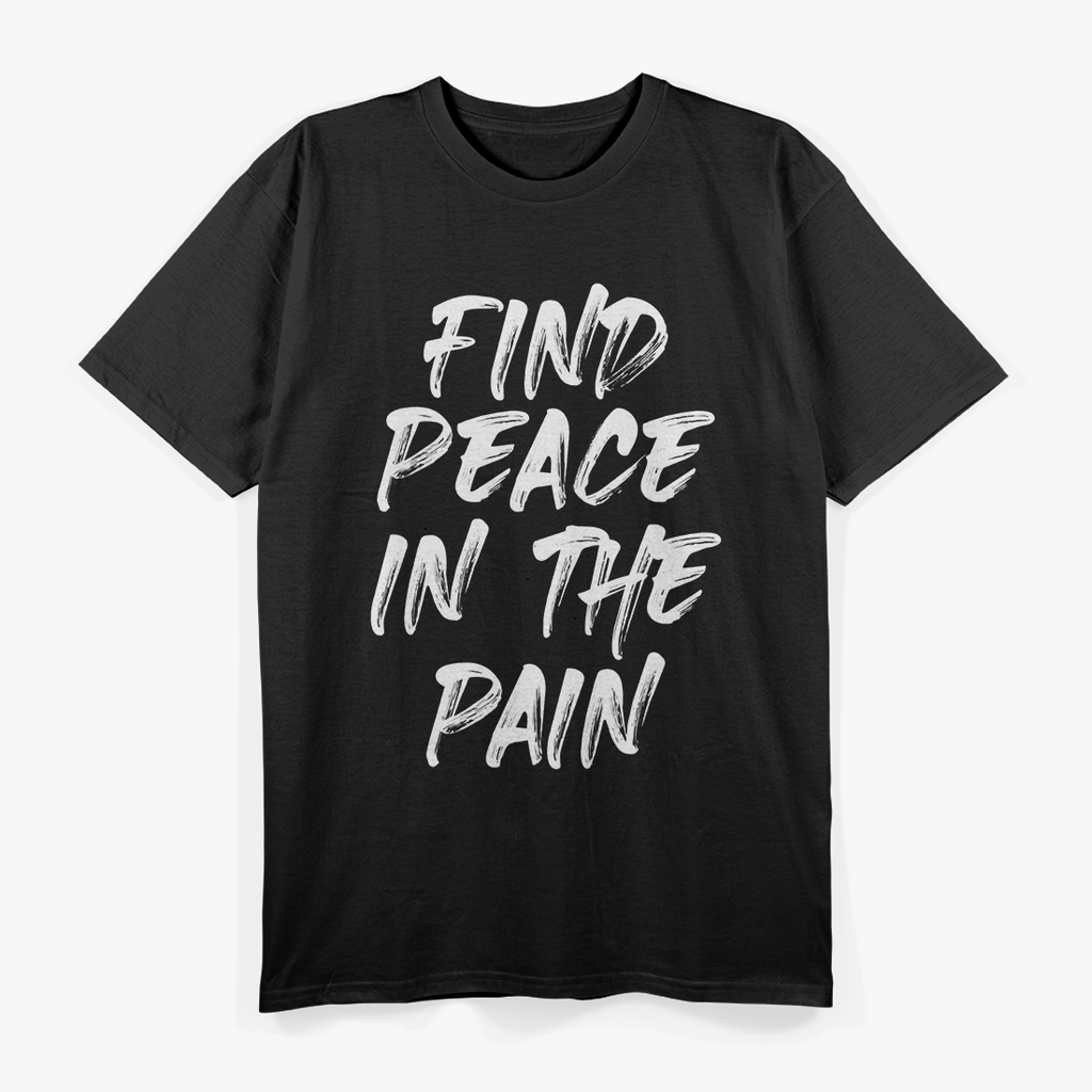 Find Peace Motivational Serenity Design T-Shirt