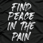 Find Peace Motivational Serenity Design T-Shirt