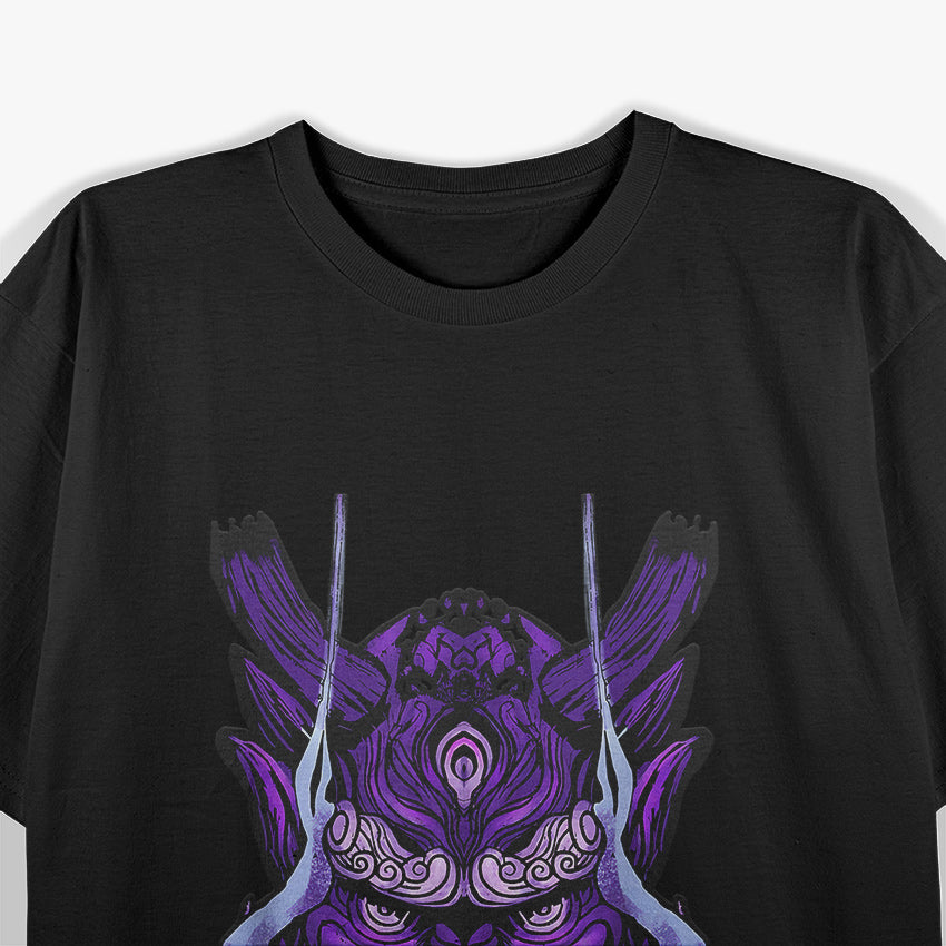 Japanese Purple Dragon - Elegance and Power in a Mystical Design T-Shirt