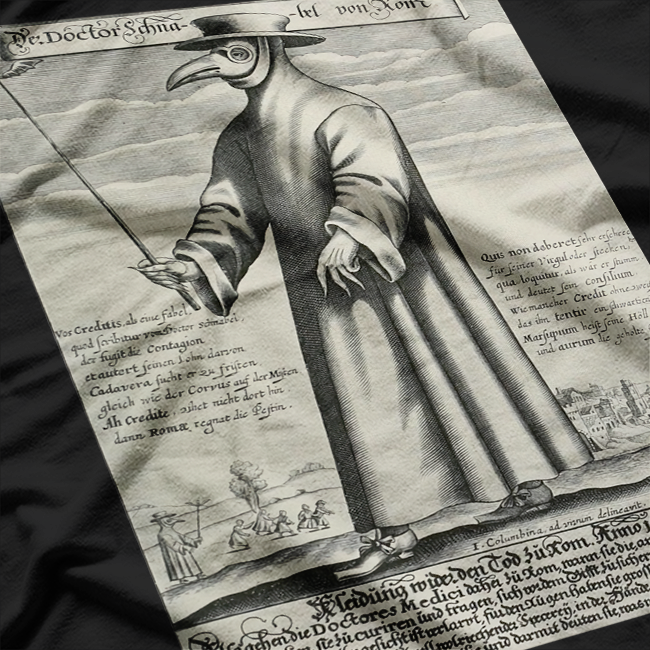 Plague Doctor - Mysterious Healer of the Dark Ages T-Shirt