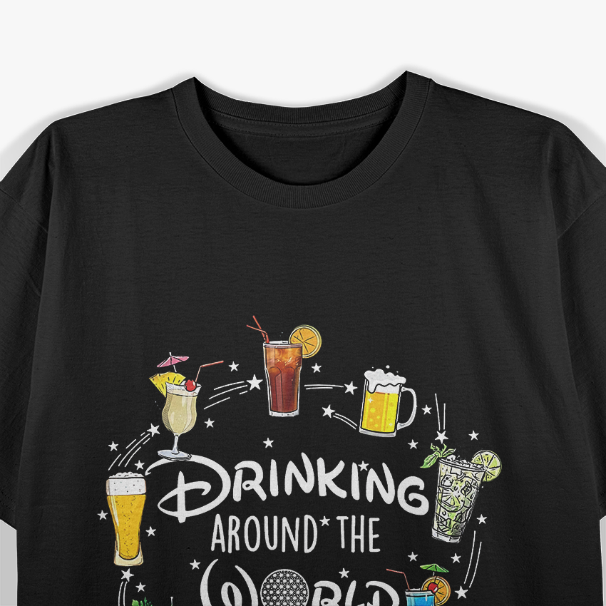 Drinking Around The World - Funny Party T-Shirt