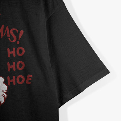 Ho Ho Hoe Funny Santa Christmas T-Shirt