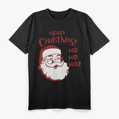 Ho Ho Hoe Funny Santa Christmas T-Shirt