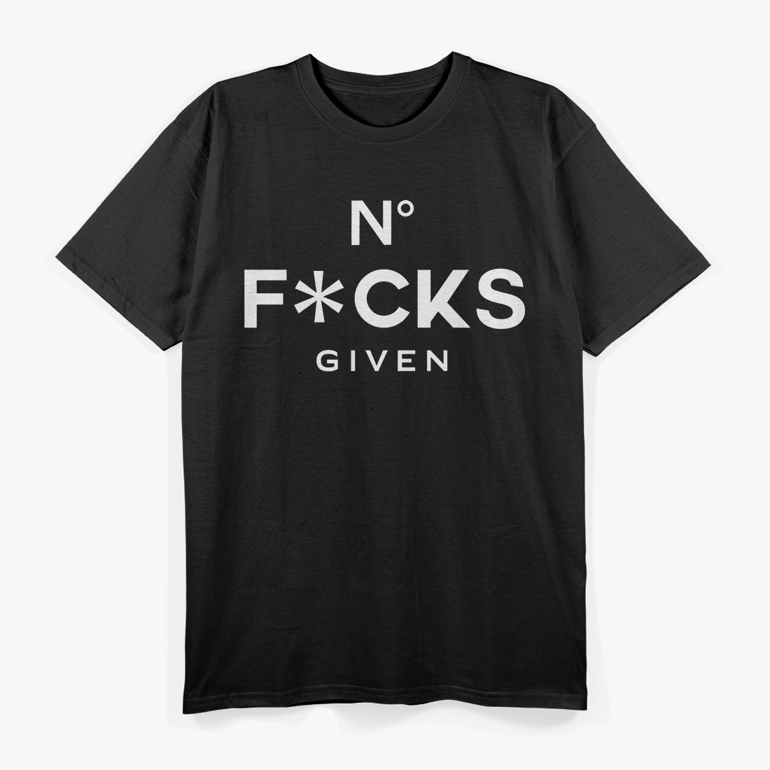 No Cares Given Funny Bold Attitude Design T-Shirt