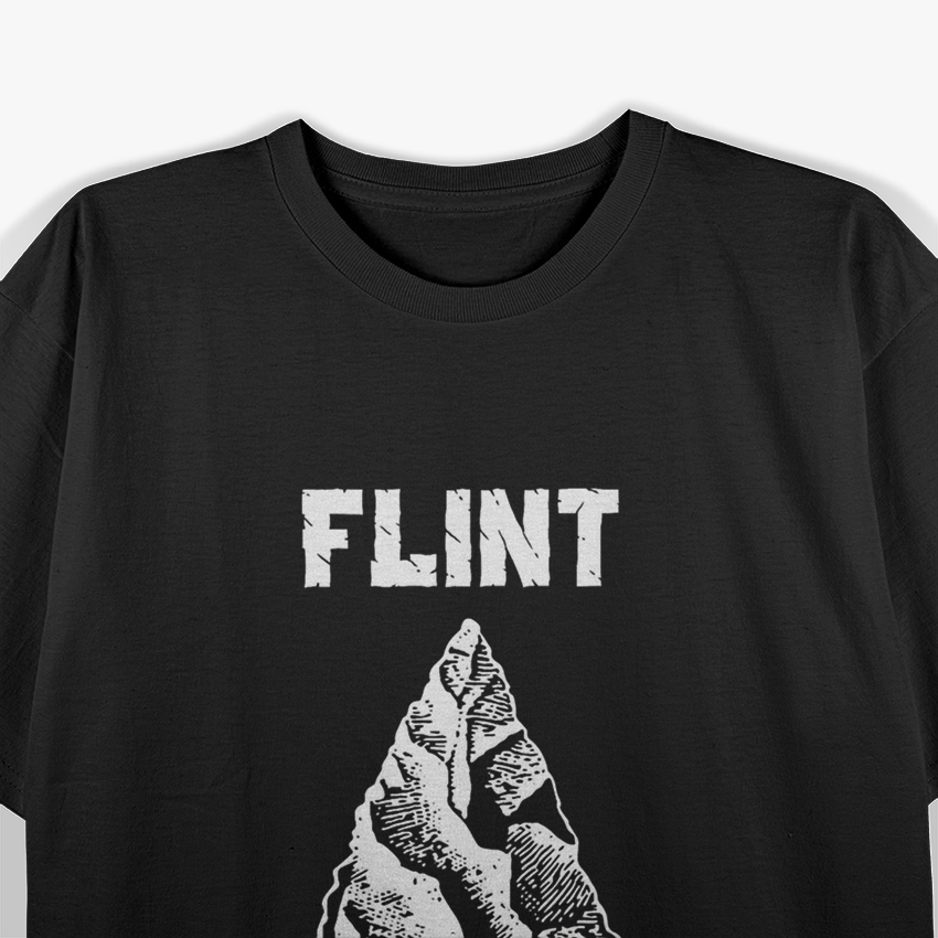 Flint Knapping gift Primitive Skills Arrowhead Collectors T-Shirt