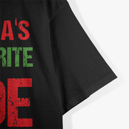 Funny Pajama Christmas Hoe Humor T-Shirt