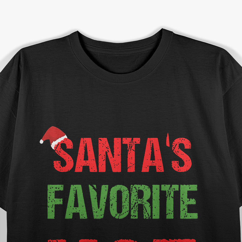 Funny Pajama Christmas Hoe Humor T-Shirt