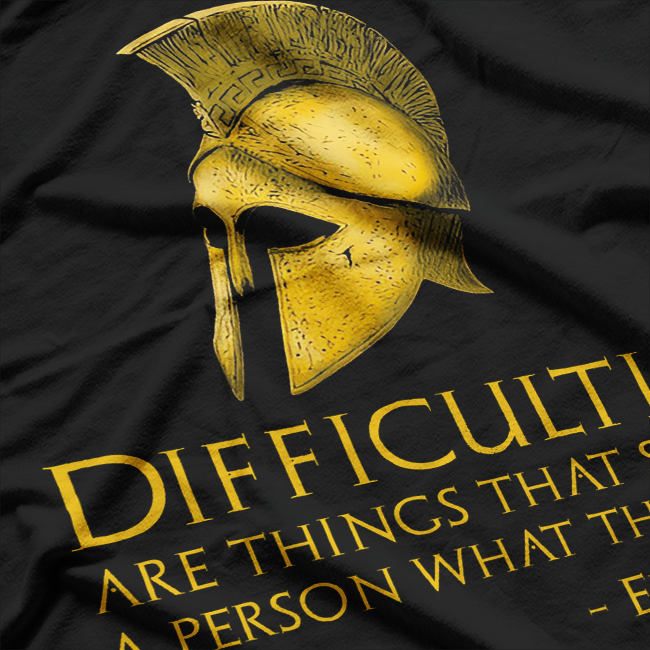 Epictetus Quote Stoic Philosophy Inspiration T-Shirt