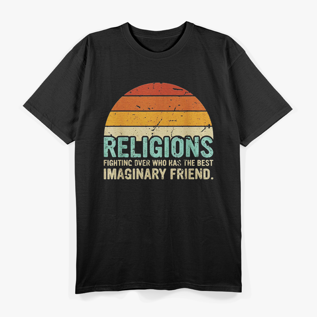 Retro Atheist Science Is Imaginary Humor T-Shirt