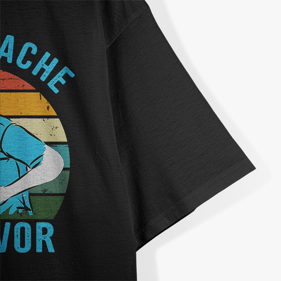 Vintage Survivor Of Epic Tummy Ache Funny Humor T-Shirt