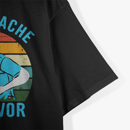 Vintage Survivor Of Epic Tummy Ache Funny Humor T-Shirt