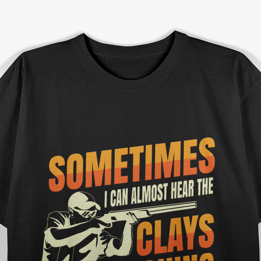 Clay Trap Shooting Flying Launcher T-Shirt