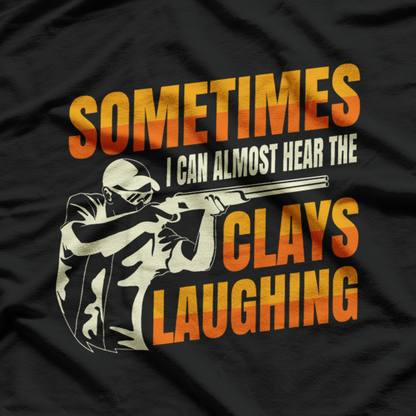 Clay Trap Shooting Flying Launcher T-Shirt