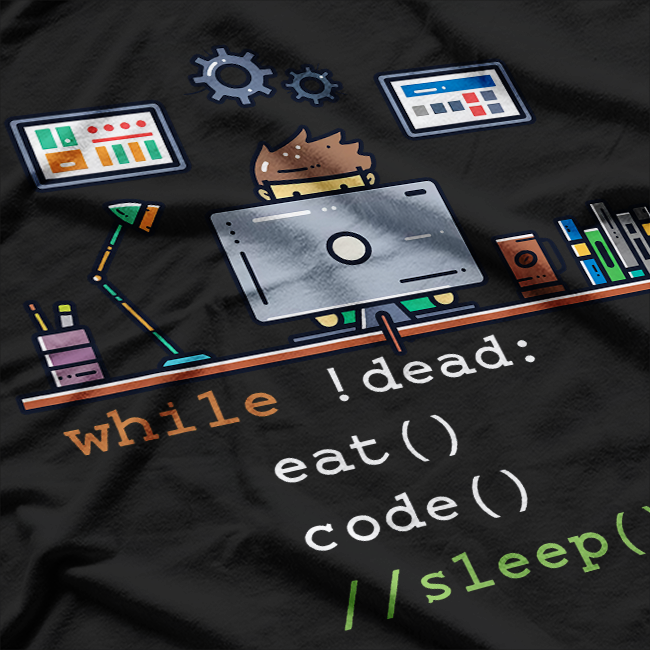 Computer Science Programmer - Eat, Code, Sleep Funny T-Shirt
