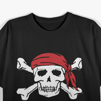 Skeleton with a Baseball Cap - Quirky Skull T-Shirt