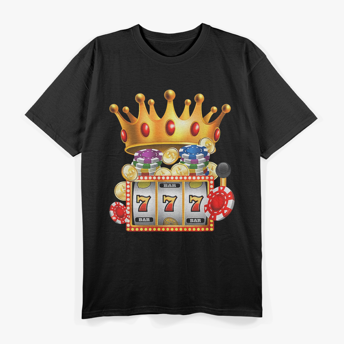 Slot Machine - Hilarious Casino Gambling King T-Shirt