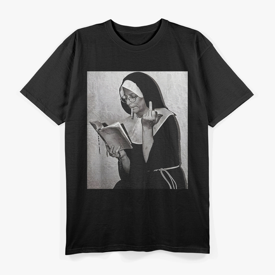 Nun Funny Unholy Attitude T-Shirt