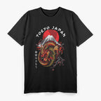 Traditional Japanese Dragon - A Masterpiece of Myth and Culture T-Shirt