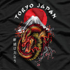 Traditional Japanese Dragon - A Masterpiece of Myth and Culture T-Shirt