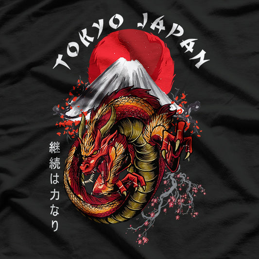 Traditional Japanese Dragon - A Masterpiece of Myth and Culture T-Shirt