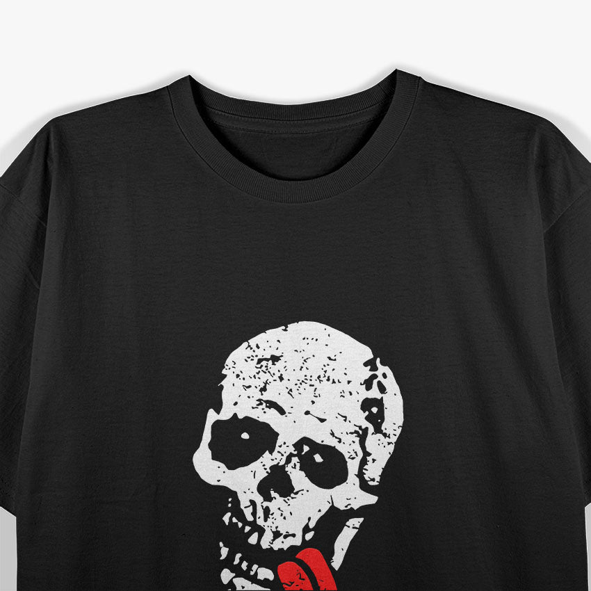 Skull of a Street Rebel Who Lived Without Rules T-Shirt