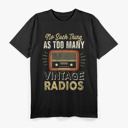 Antique Radio Classic Vintage Audio Enthusiast T-Shirt