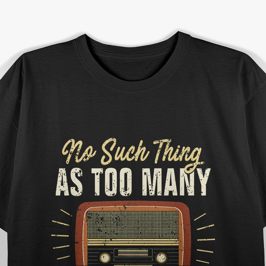 Antique Radio Classic Vintage Audio Enthusiast T-Shirt