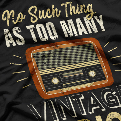 Antique Radio Classic Vintage Audio Enthusiast T-Shirt