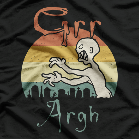Argh! Retro Zombie – Funny Undead Humor Graphic Love T-Shirt