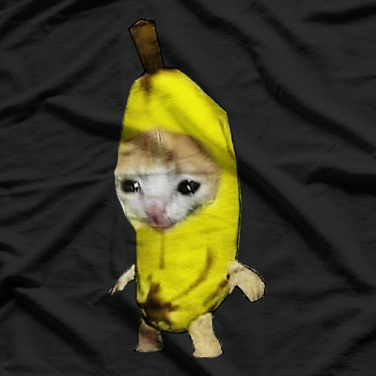 Banana Cat Meme Funny Design T-Shirt