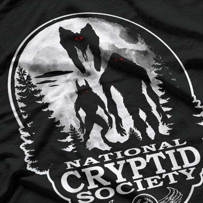 Bigfoot, Dogman, Mothman, UFO: National Cryptid Society T-Shirt