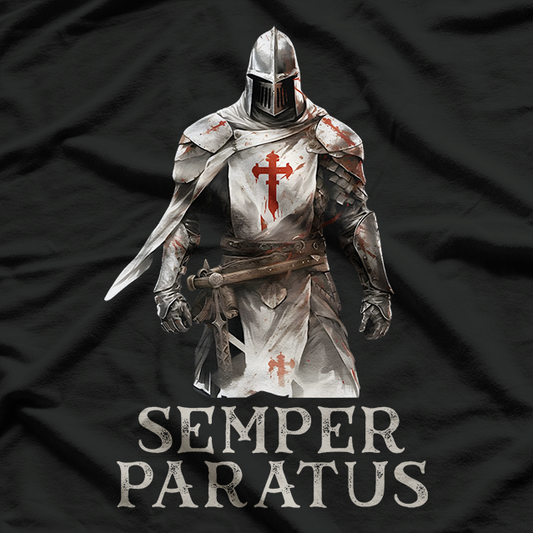 Catholic Knight Templar Crusader Cross Faith Symbol T-Shirt