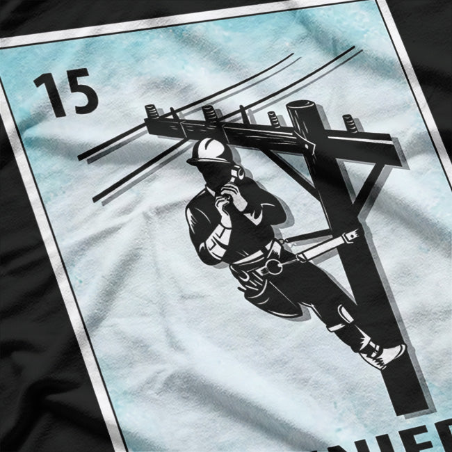 El Liniero: Mexican Lineman Cards T-Shirt