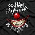 Haha Creepy Laugh – Halloween Evil Killer Scary Clown T-Shirt