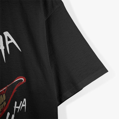 Haha Creepy Laugh – Halloween Evil Killer Scary Clown T-Shirt