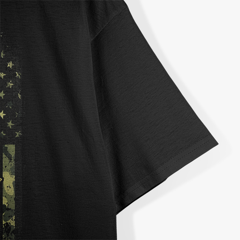 Masonic Camo American Flag - Freemason T-Shirt