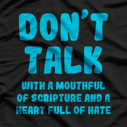 Faith on My Lips, Fire in My Heart – Bold Statement T-Shirt