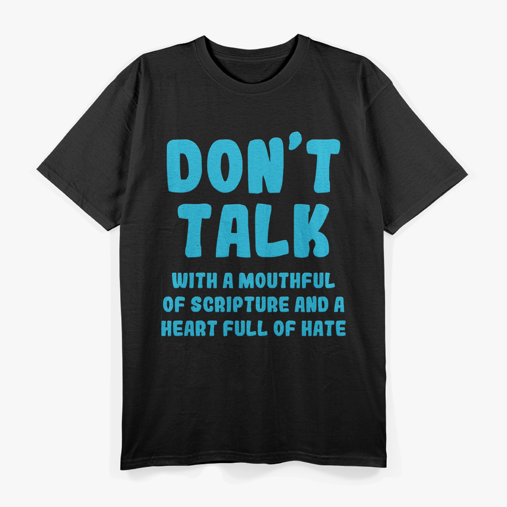 Faith on My Lips, Fire in My Heart – Bold Statement T-Shirt